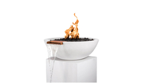 27 Inch Sevilla Fire and Water Bowl in limestone