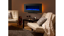 SimpliFire Wall Mount Electric Fireplace Available in Two Sizes