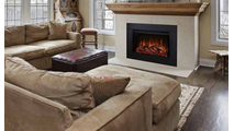 Redstone 36 Inch Electric Insert Fireplace with 6 Inch Surround Kit