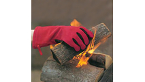 FlameX fireplace and wood stove gloves.