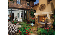 Superior WRE4550 outdoor wood fireplace set