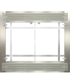 Contemporary ZC Refacing in Clear Stainless Steel