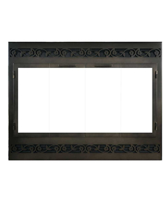 Legend Steel ZC Deluxe Refacing in Espresso with Tuscan louver design