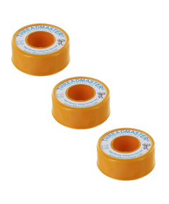 3 Pack Threadmaster M44 High-Density Yellow Threadseal Tape for Gas Lines