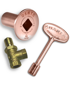Antique copper gas valve kit