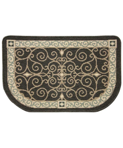 Pilgrim 23” x 36” Eastly Midnight Non-Slip Back Rectangular Hearth Rug | PG-19623