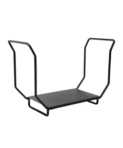 Large Fire Wood Holder In Black Finish