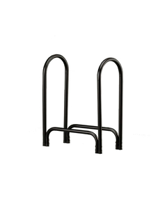 Small Log Rack In Black Finish