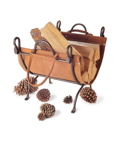 Pilgrim log carrier and frame pine cones not included