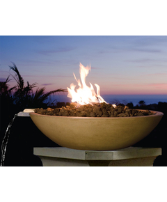 American Fyre Designs 48" Marseille Fire and Water Bowl Manual Flame Sensing | 751-80-M6C
