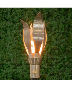 Flower Style Stainless Steel Tiki Torch