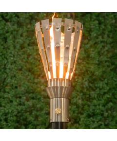 Trojan Style Stainless Steel Tiki Torch