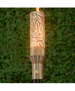 Tropical Stainless Steel Tiki Torch