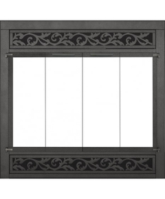 ZC Refacing In Textured Black Finish (SHOWN WITH REMOVABLE with STO1511 louver design)