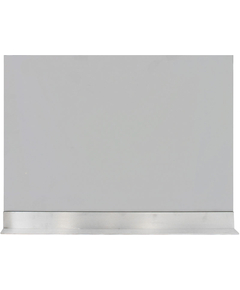 Vanguard Single Panel Fireplace Screen With Modern Base
