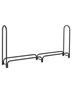 Extra Large Log Rack In Black Finish