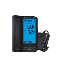 Skytech On/Off Touch Screen Fireplace Remote Control with Timer/Thermostat - 110V Operated