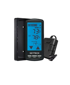 Skytech 5320P Programmable Touch Screen Fireplace Remote Control With Timer/Thermostat With 110V Plug In Receiver