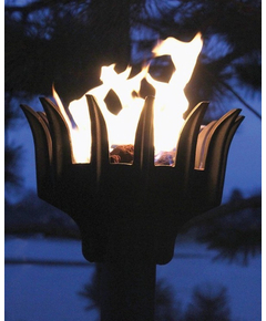 Liberty Tiki Torch in Use