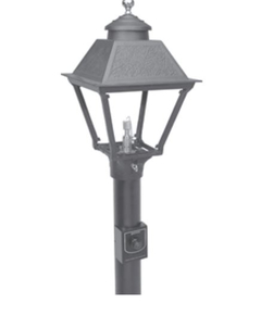 Everglow In Ground Gas Lamp Kit - Lamp Head, Post and Ignition System