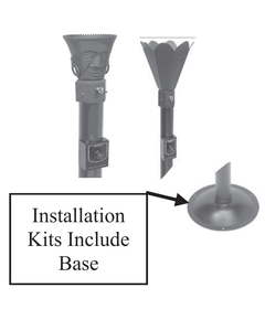 Tiki Torch Installation Kit