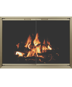 4 Sided Overlap Fit Huntress Zero Clearance Fireplace Door