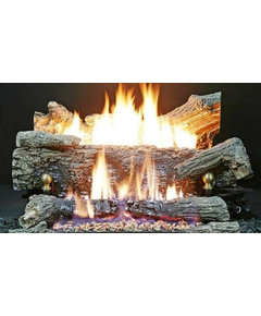 Buck 24 Inch Ember Vision Vent Free Gas Oak Log Set With On Off Remote