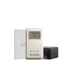 Skytech TS-R-2A Wireless Wall Mounted Fireplace Remote Control With Thermostat