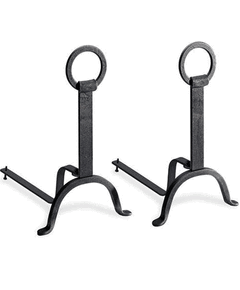 Blacksmith Wrought Iron Andirons