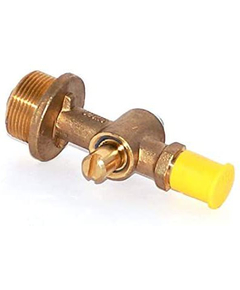 AGA Certifided Brass Gas Valve With Orifice For Gas Lights