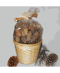 Goods of the Woods Color Cones in a Bamboo Basket