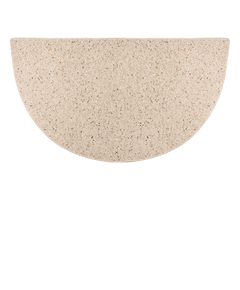 Goods of the Woods 48” x 27” Andiron Sandstone Half-Round Hearth Rug