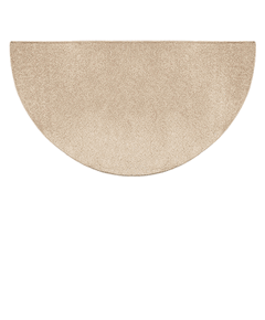 Goods of the Woods 48” x 27” Flame Barnwood Polyester Half-Round Hearth Rug | GW-10702