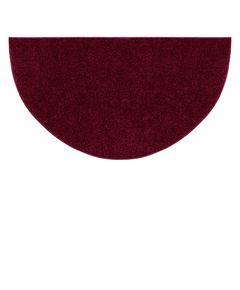 Goods of the Woods 48” x 27” Flame Crimson Half-Round Hearth Rug