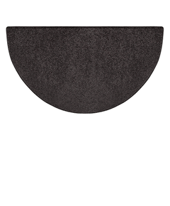 Goods of the Woods 48” x 27” Flame Black Half-Round Hearth Rug