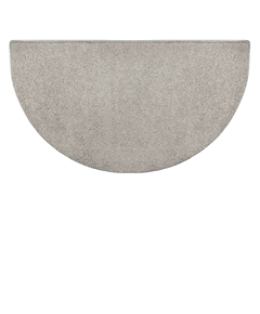 Goods of the Woods 48” x 27” Flame Grey Half-Round Hearth Rug