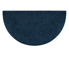 Goods of the Woods 48” x 27” Flame Midnite Blue Half-Round Hearth Rug