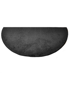 Goods of the Woods 72” x 36” Canyon Black Half-Round Hearth Rug