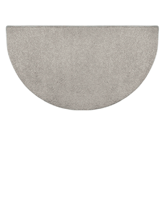 Goods of the Woods 72” x 36” Canyon Grey Half-Round Hearth Rug