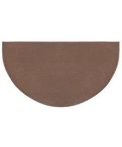 Goods of the Woods 48” x 27” Guardian Brown Half-Round Hearth Rug