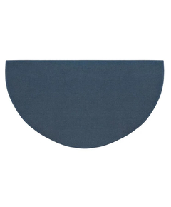 Goods of the Woods 60” x 32” Guardian Blue Half-Round Hearth Rug
