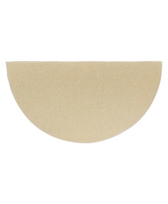 Goods of the Woods 72” x 36” Ember Sandstone Wool Half-Round Hearth Rug