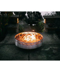 Fire Surfer Stainless Steel Gas Fire Pit