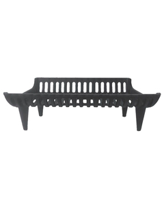 Vestal HL Series 27 Inch Width x 12 Inch Shallow Depth Cast Iron Grate With 4 Inch Legs
