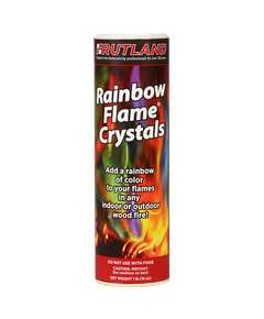 1 pound canister of RUTLAND Rainbow Flame® Crystals