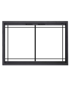 Temco Stradella Inside Fit Zero Clearance Fireplace Door With Window Pane