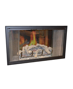 TCH3629 Matte Black Temco Fireplace Door