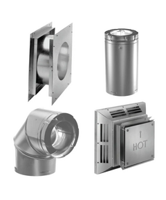Empire DV Fireplace Top Vent Kit 4 to 6 Inches Wall Thickness
