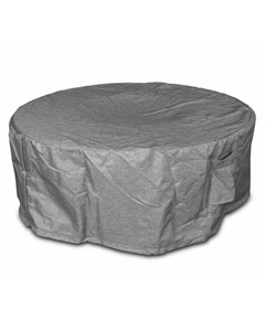 48 Round Grey Vinyl Fire Pit Cover For Olympus 48 Inch Round Fire Pit Table
