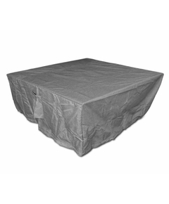48 Inch x 48 Inch Square Grey Vinyl Fire Pit Cover For Olympus 48 Inch Square Fire Pit Table
